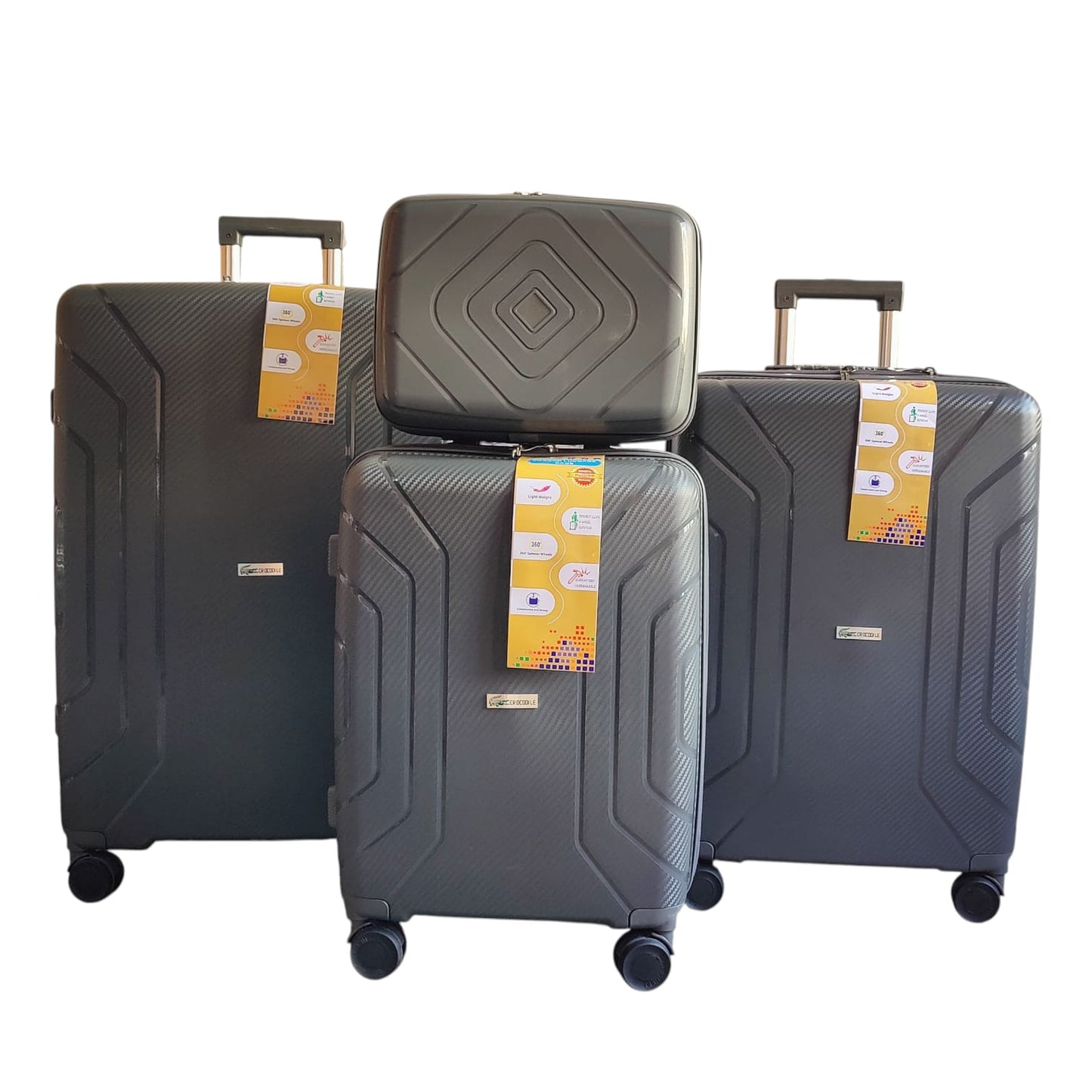 Crocodile PP Original – Unbreakable, Stylish & Travel-Ready Luggage