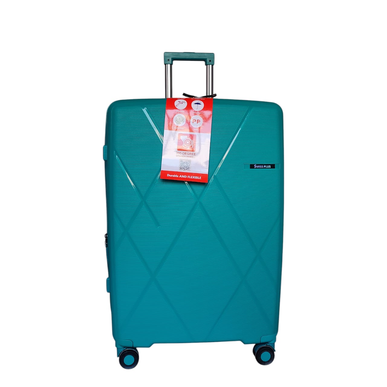 Swiss Plus Unbreakable PP Luggage – Lightweight, Durable & Travel-Ready