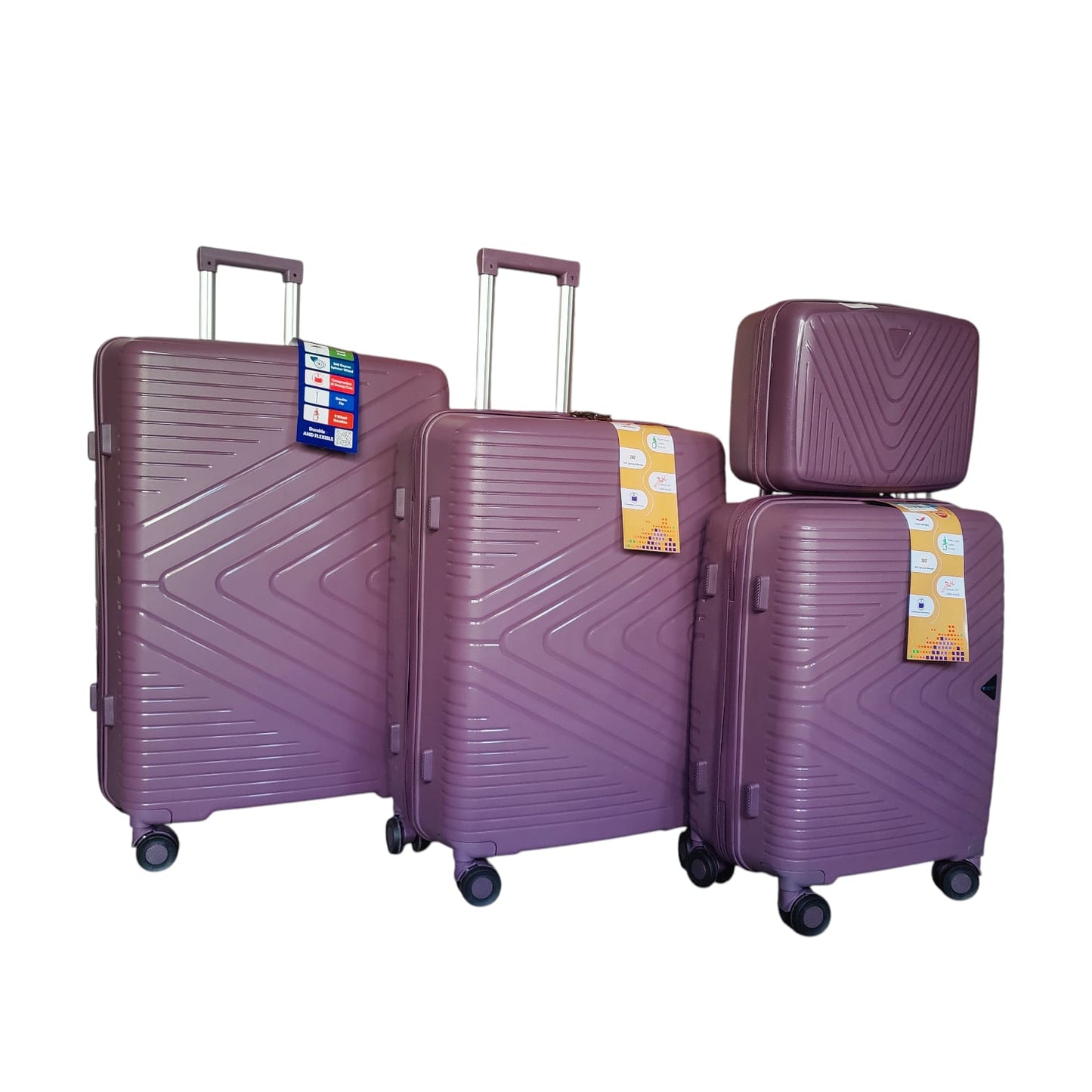 Delsey Expandable PP Unbreakable Trolley Suitcase