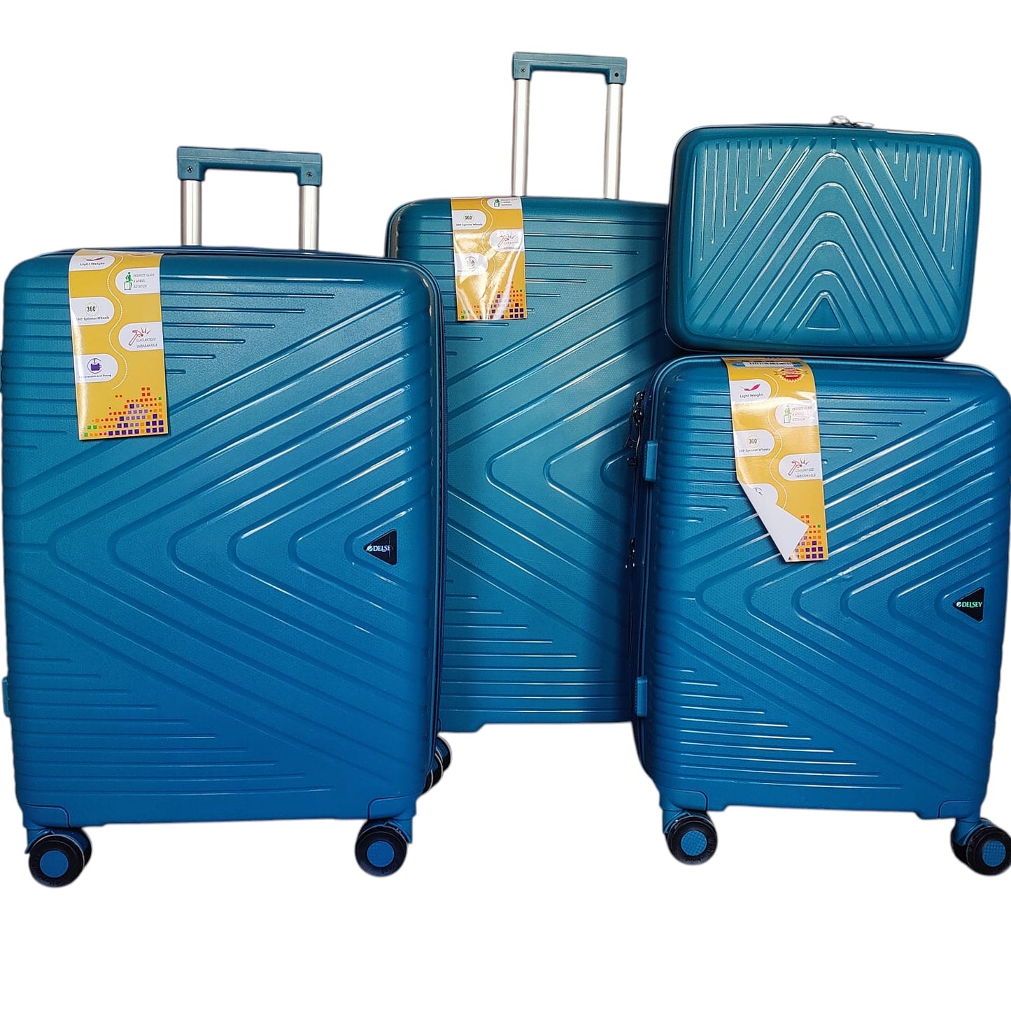 Delsey Expandable PP Unbreakable Trolley Suitcase