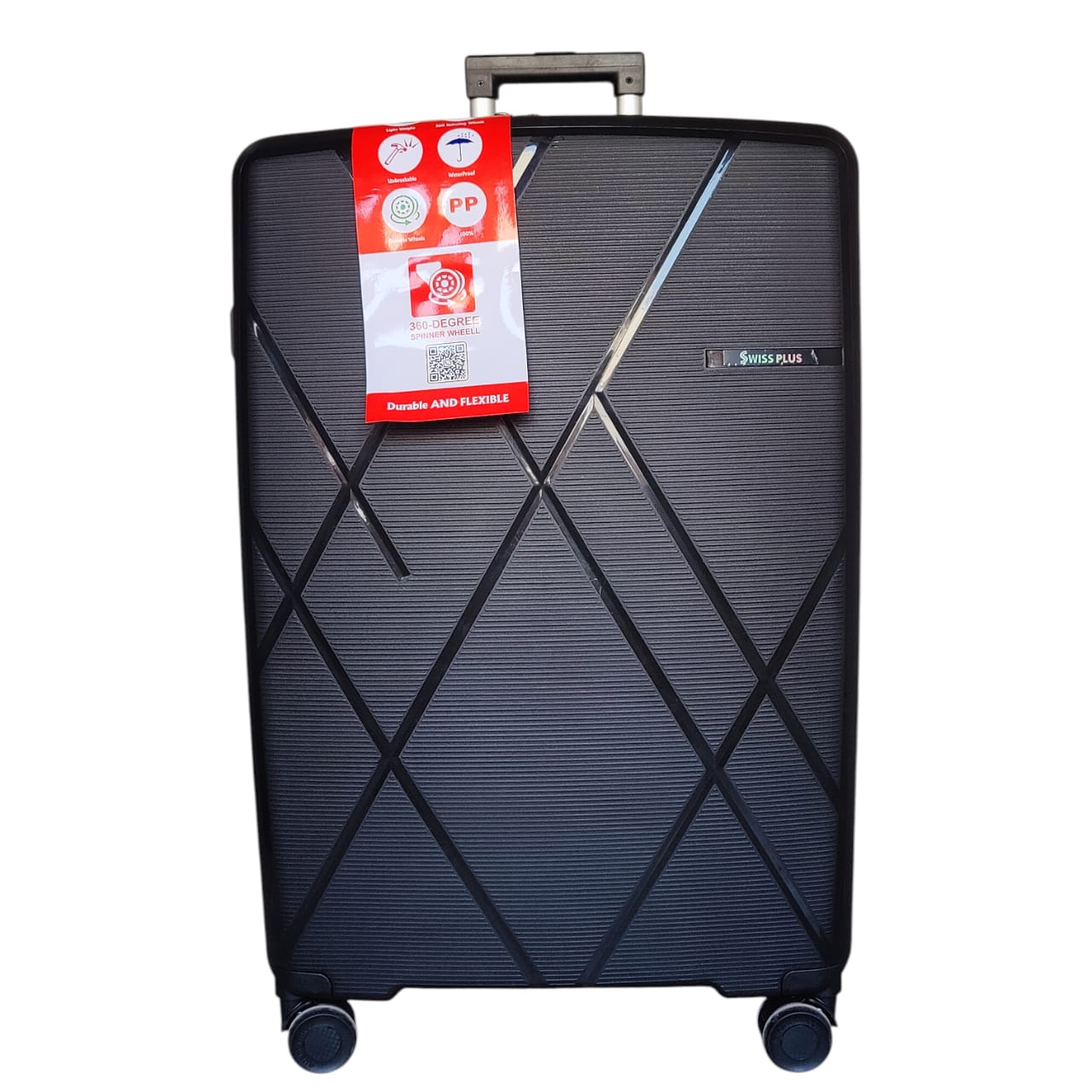 Swiss Plus Expandable PP Luggage – Premium, Unbreakable & Travel-Ready
