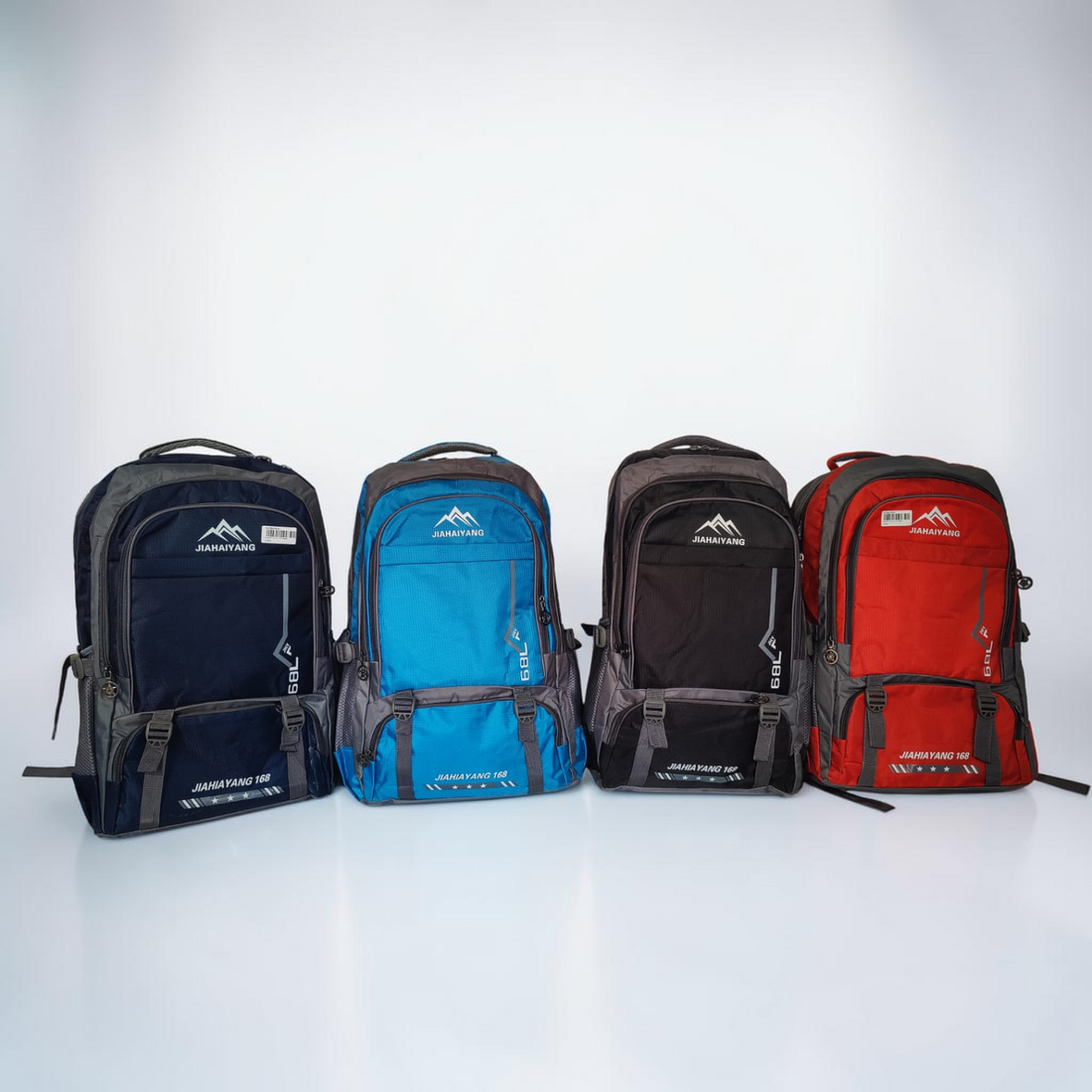 Multifunctional Hiking Backpacks, Camping Travel Backpack, Waterproof Light Weight Unisex Nylon Rucksack, Travel Bag