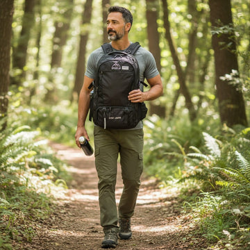Multifunctional Hiking Backpacks, Camping Travel Backpack, Waterproof Light Weight Unisex Nylon Rucksack, Travel Bag