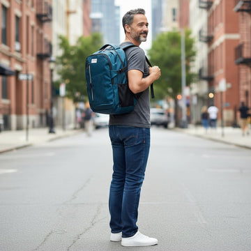 Steel Rose Korean Laptop Backpack – Stylish, Spacious & Everyday Ready