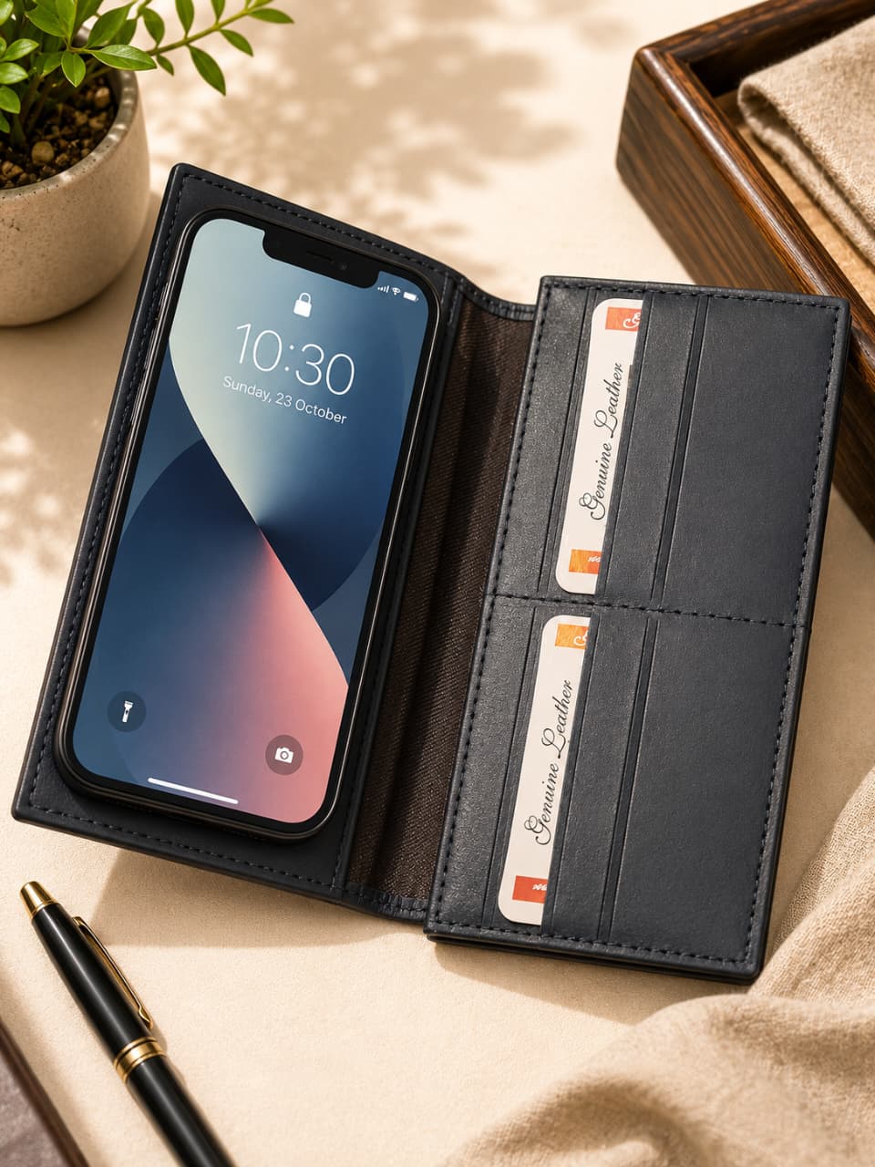 Original Leather Long Wallet