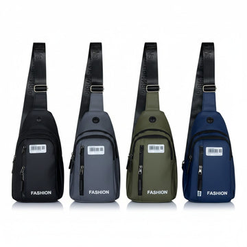 Waterproof Imported Cross Body Bag with 3 Pockets