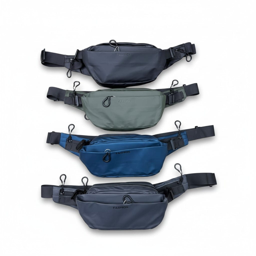 10-Inch Waterproof Anti-Theft Cross Body Bag with Side Zip Pocket