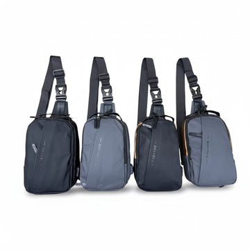 11-Inch Waterproof Anti-Theft Cross Body Bag with USB Port & Durable Clip