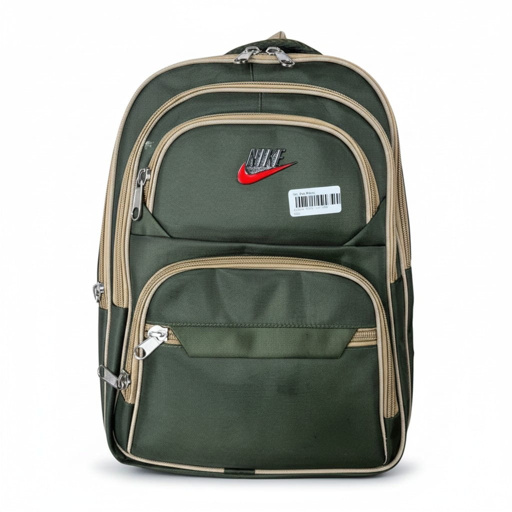 Nike Jumbo School Backpack for Class 5–10 – 5 Main Pockets, Waterproof & Fully Foamed Back
