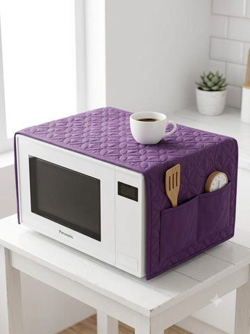 Quilted Waterproof Oven Cover – 4 Pocket Kitchen Appliance Cover