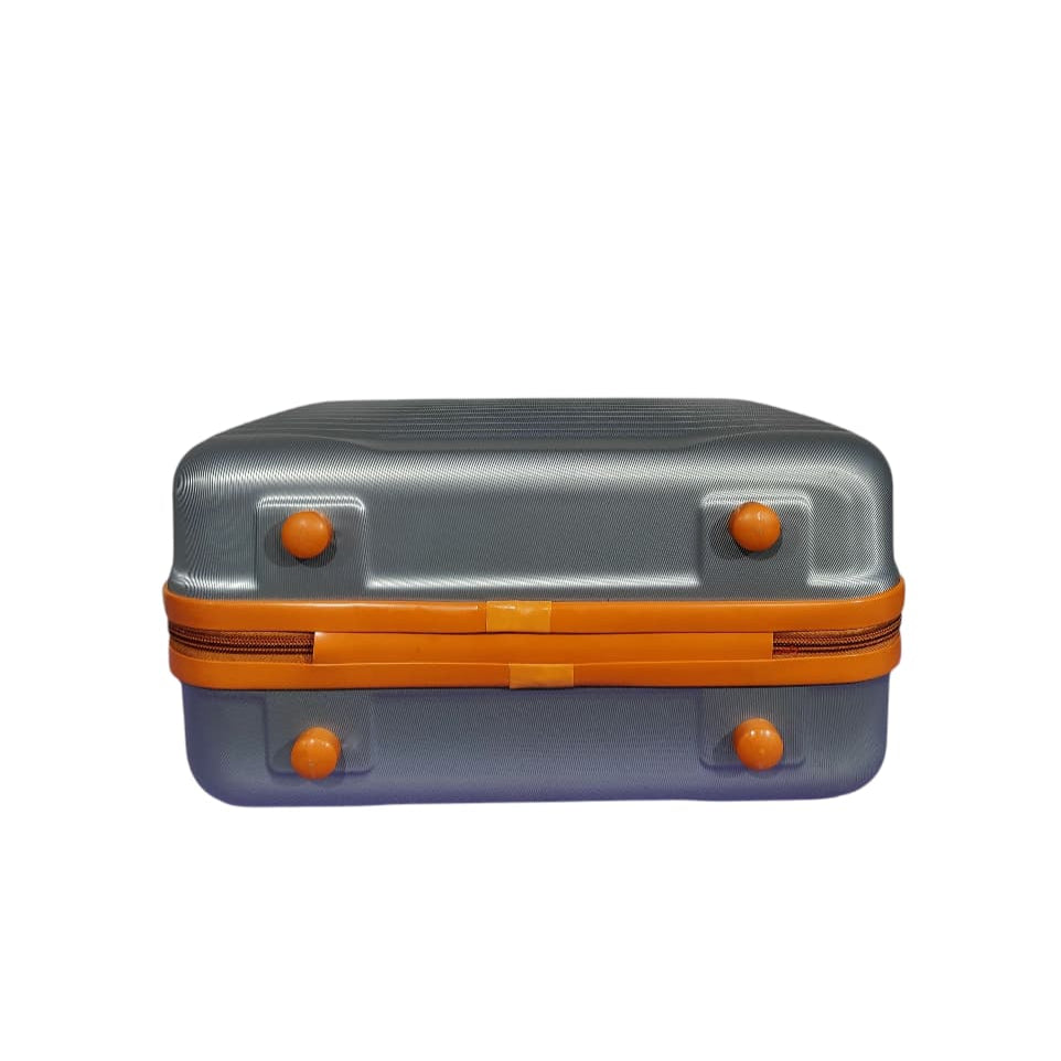 Silver Grey Three Piece Beauty Box – Elegant, Spacious & Practical