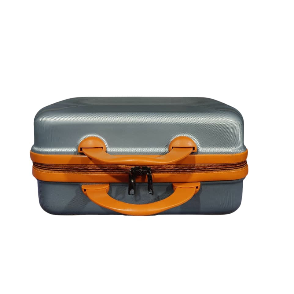 Silver Grey Three Piece Beauty Box – Elegant, Spacious & Practical