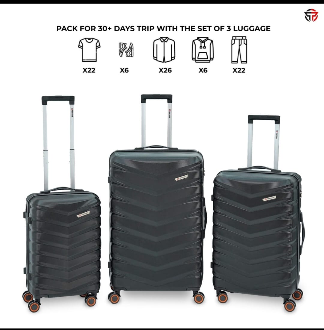 Travelige Original Black Luggage Bag – Premium Travel Essential