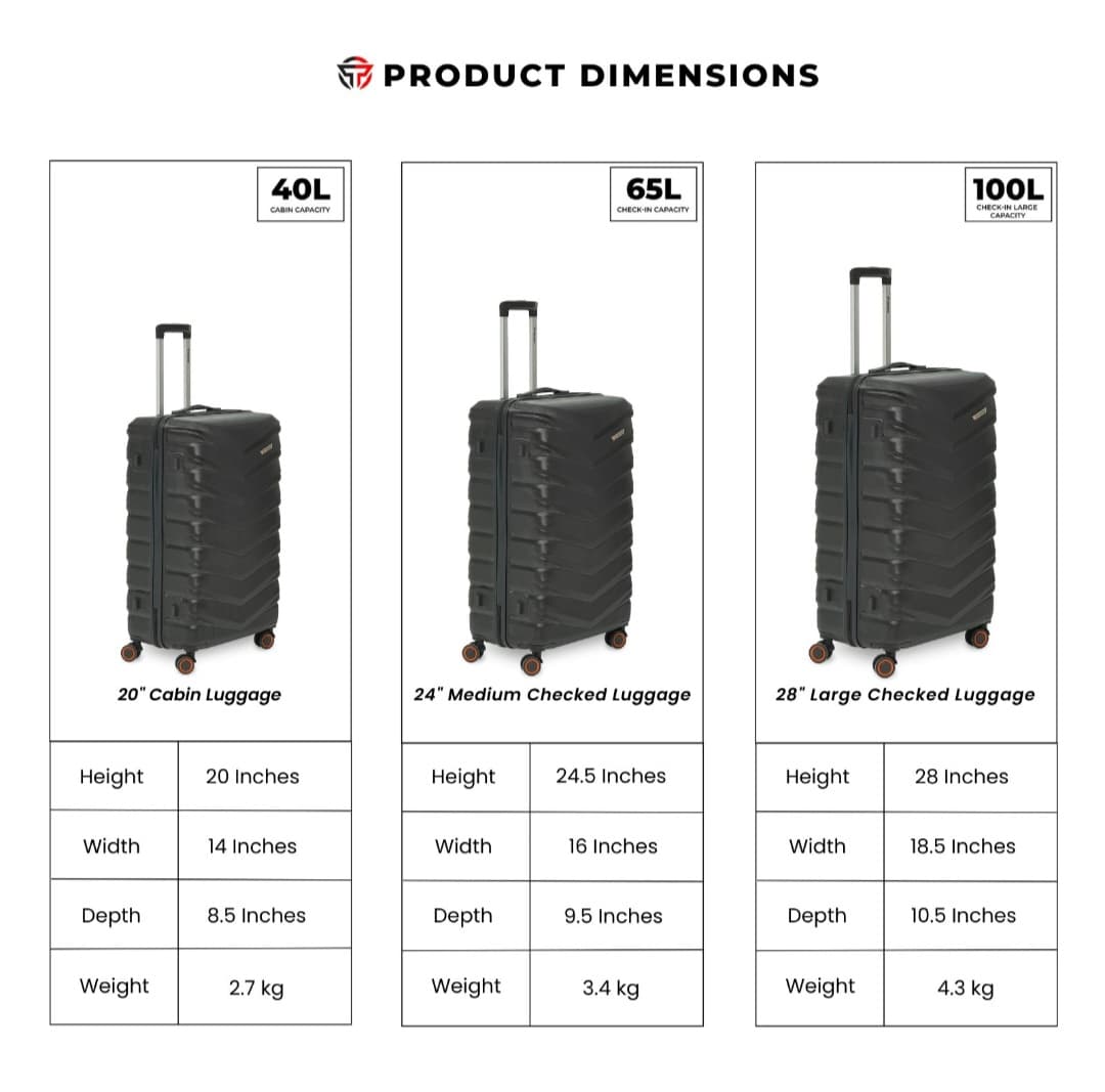 Travelige Original Black Luggage Bag – Premium Travel Essential