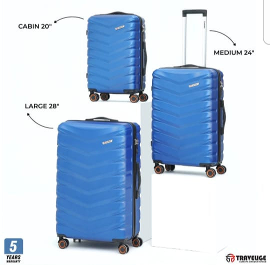 AEROPACK Electric Blue Luggage Set: Your Ultimate Travel Companion