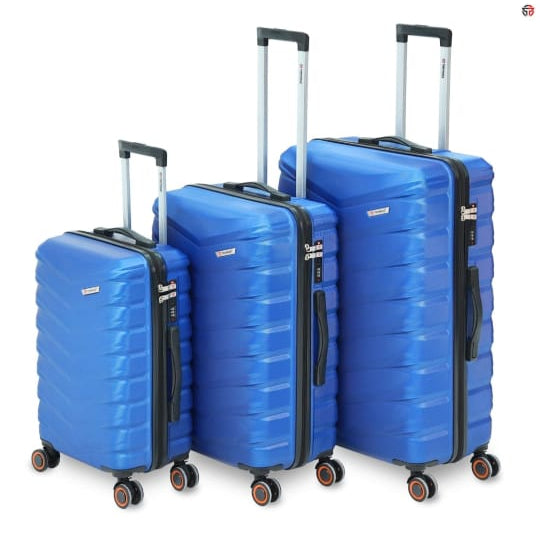 AEROPACK Electric Blue Luggage Set: Your Ultimate Travel Companion
