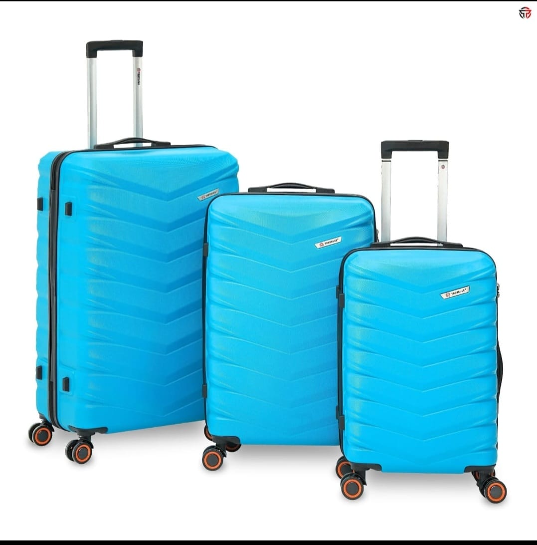 AEROPACK Luggage (Miami Blue) - 3-Piece Hardside Spinner Set