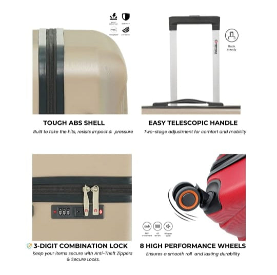 Travelige Armorshell 3-Piece Luggage Set – Your Ultimate Travel Companion