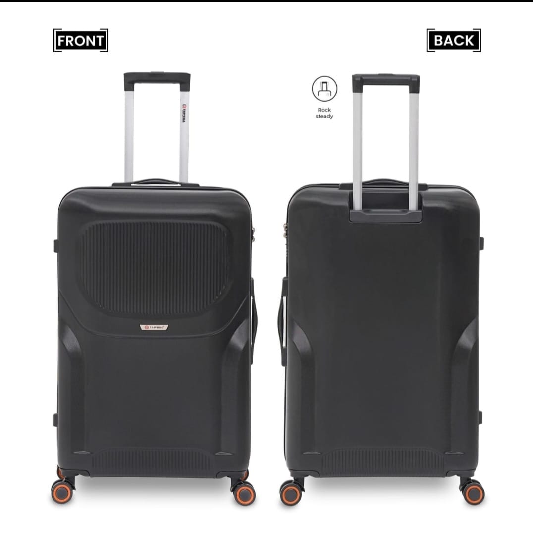 Elevate Your Journey: Introducing the ARMORSHELL (IZOD Regina) 3-Piece Hardside Luggage Set in Attitude Black