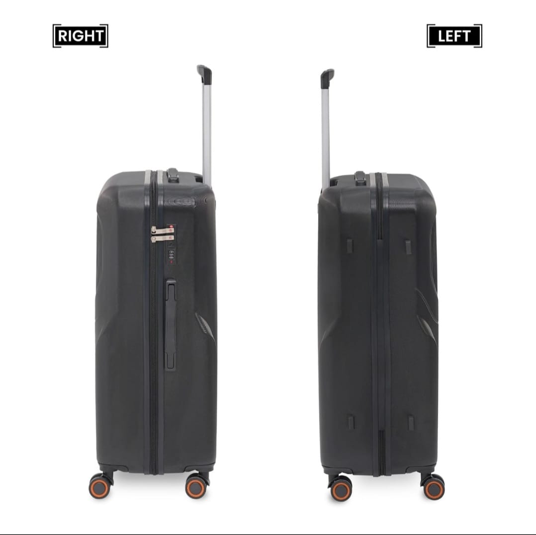 Elevate Your Journey: Introducing the ARMORSHELL (IZOD Regina) 3-Piece Hardside Luggage Set in Attitude Black