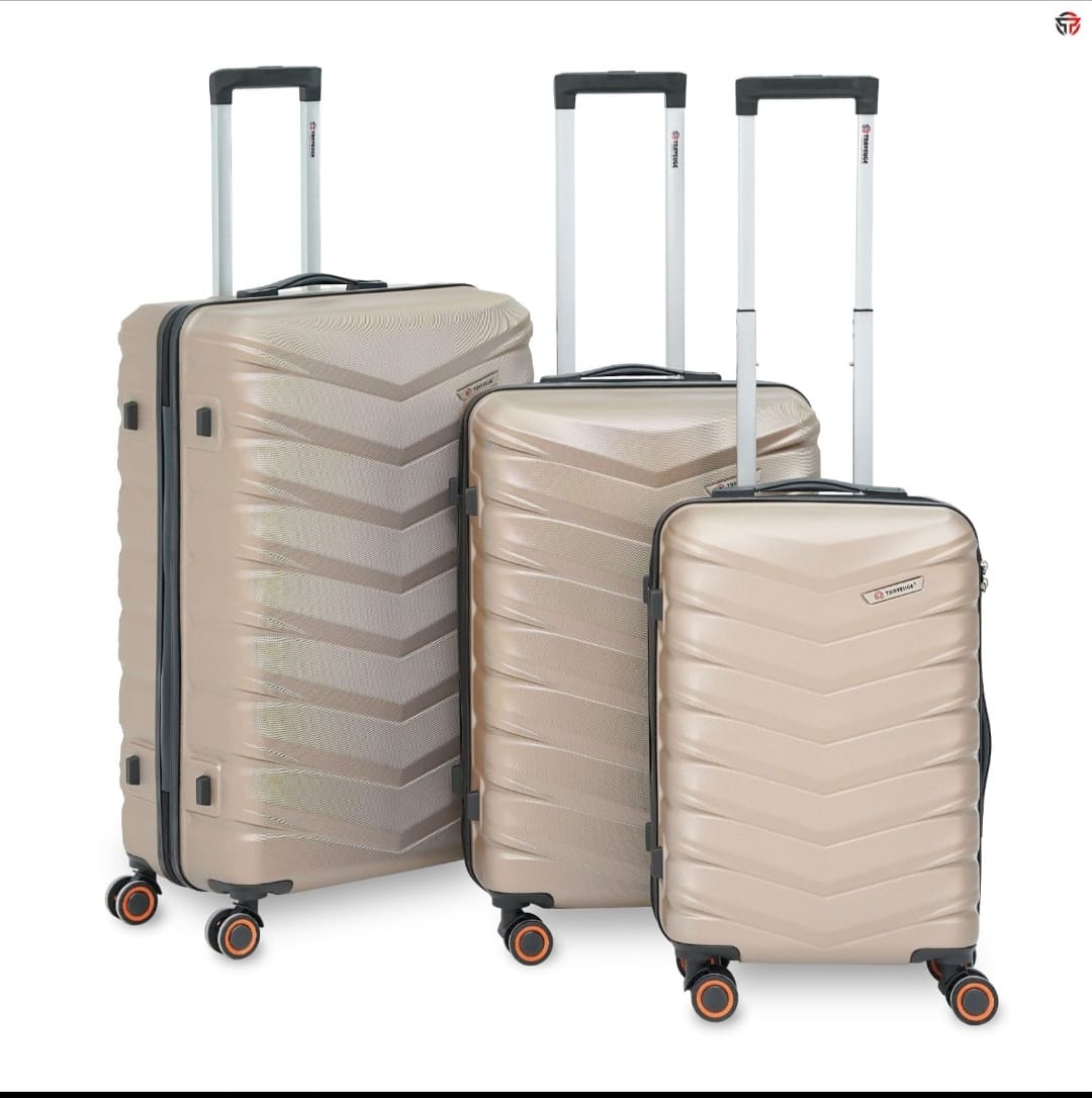 GiorX by Poly Pac 3-piece hard-shell luggage set