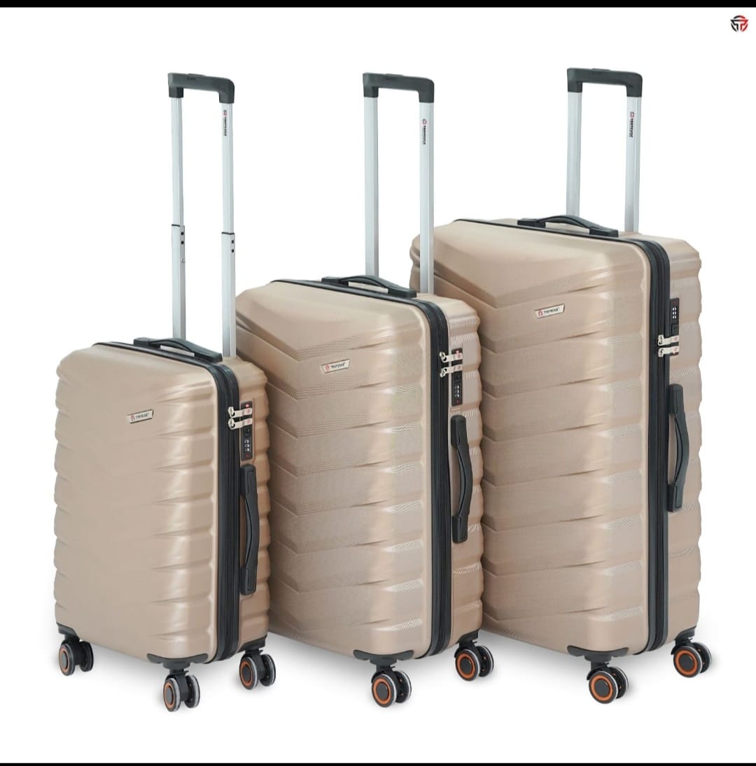 GiorX by Poly Pac 3-piece hard-shell luggage set