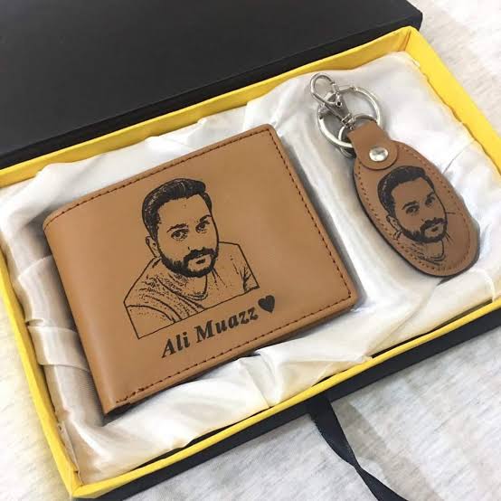 Customized Picture Wallet With Keychain