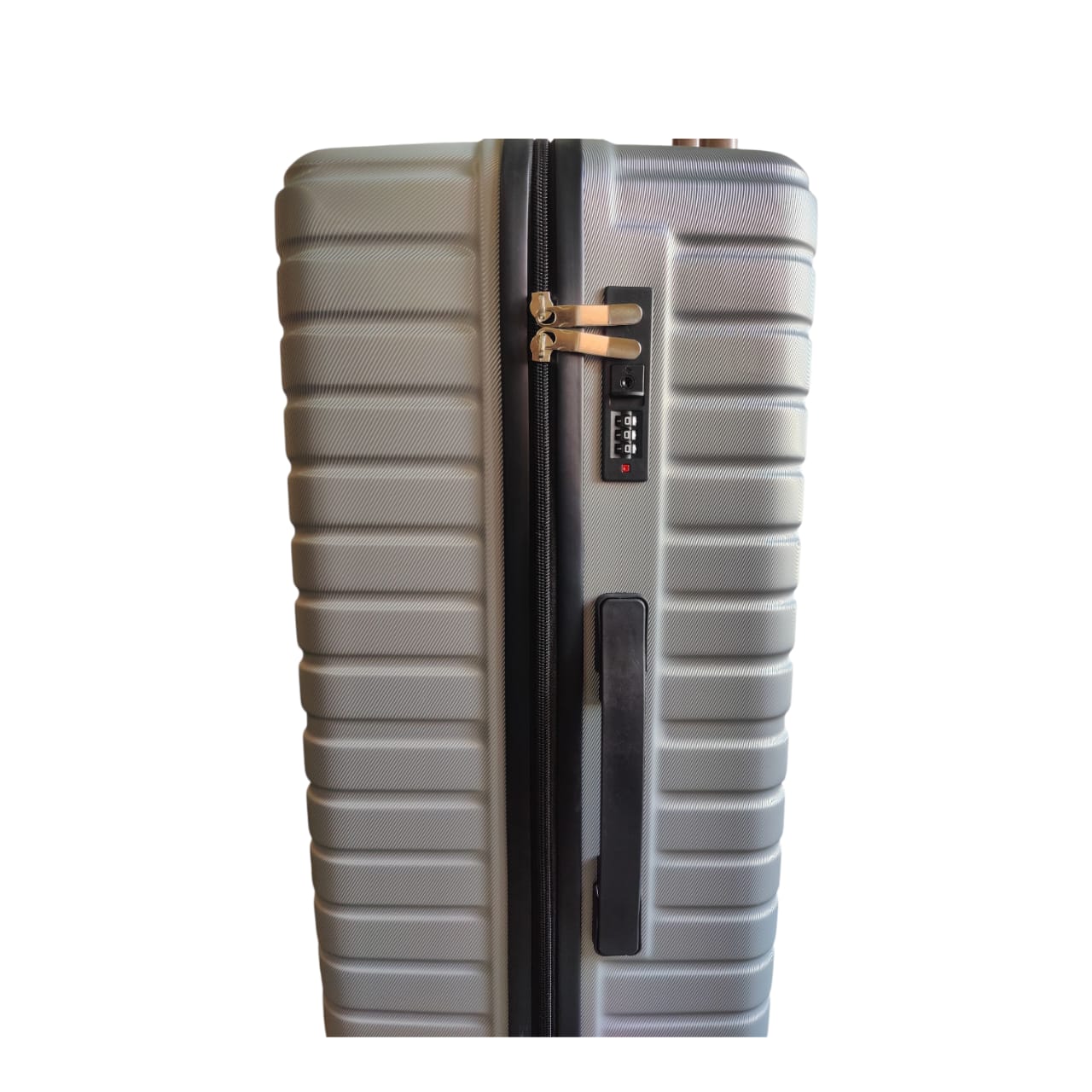 Delsey|Effortless Journeys: The Silver Hardshell Spinner Suitcase