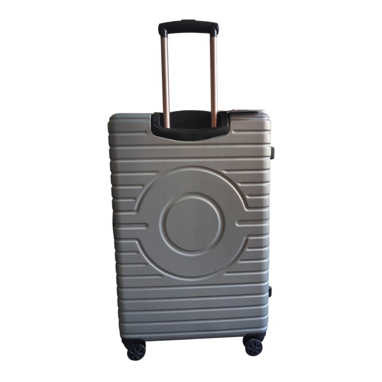 Delsey|Effortless Journeys: The Silver Hardshell Spinner Suitcase
