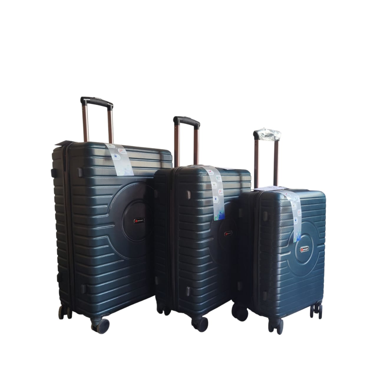 Delsey|Effortless Journeys: The Silver Hardshell Spinner Suitcase