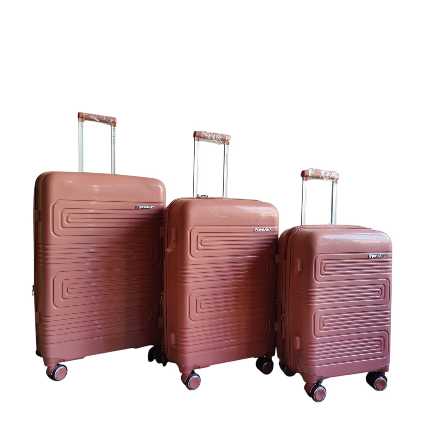 President Original Unbreakable 3 Pc Luggage Set