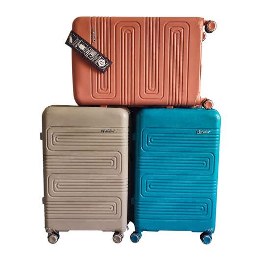 President Original Unbreakable 3 Pc Luggage Set