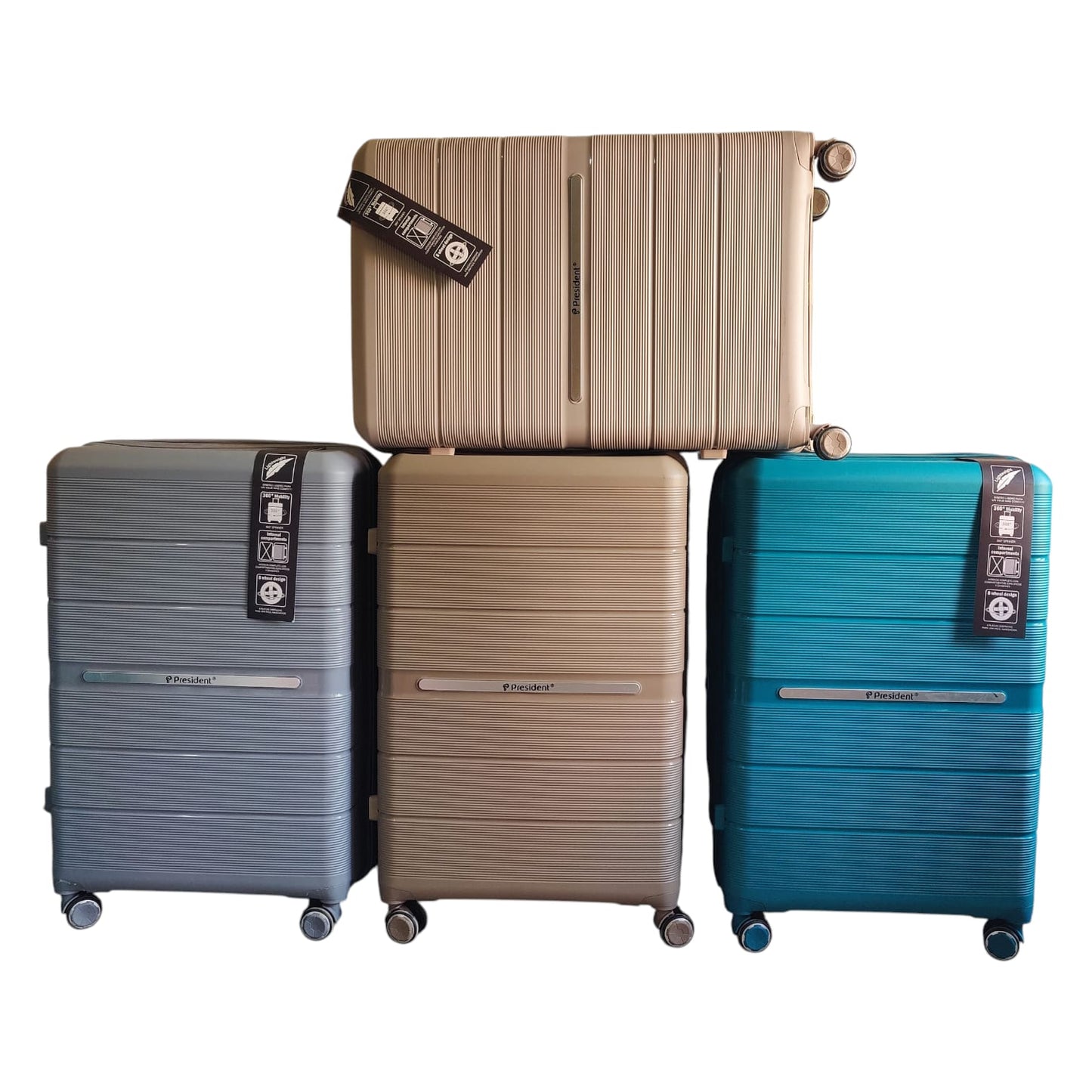 President Go Experience Hard Shell Suitcase – Durable & Stylish Travel Companion