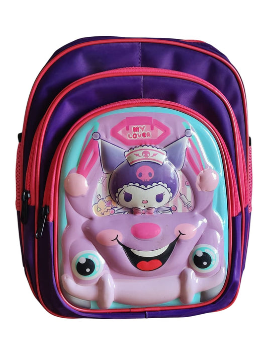 3D Kuromi and My Melody Car Backpack for Kids