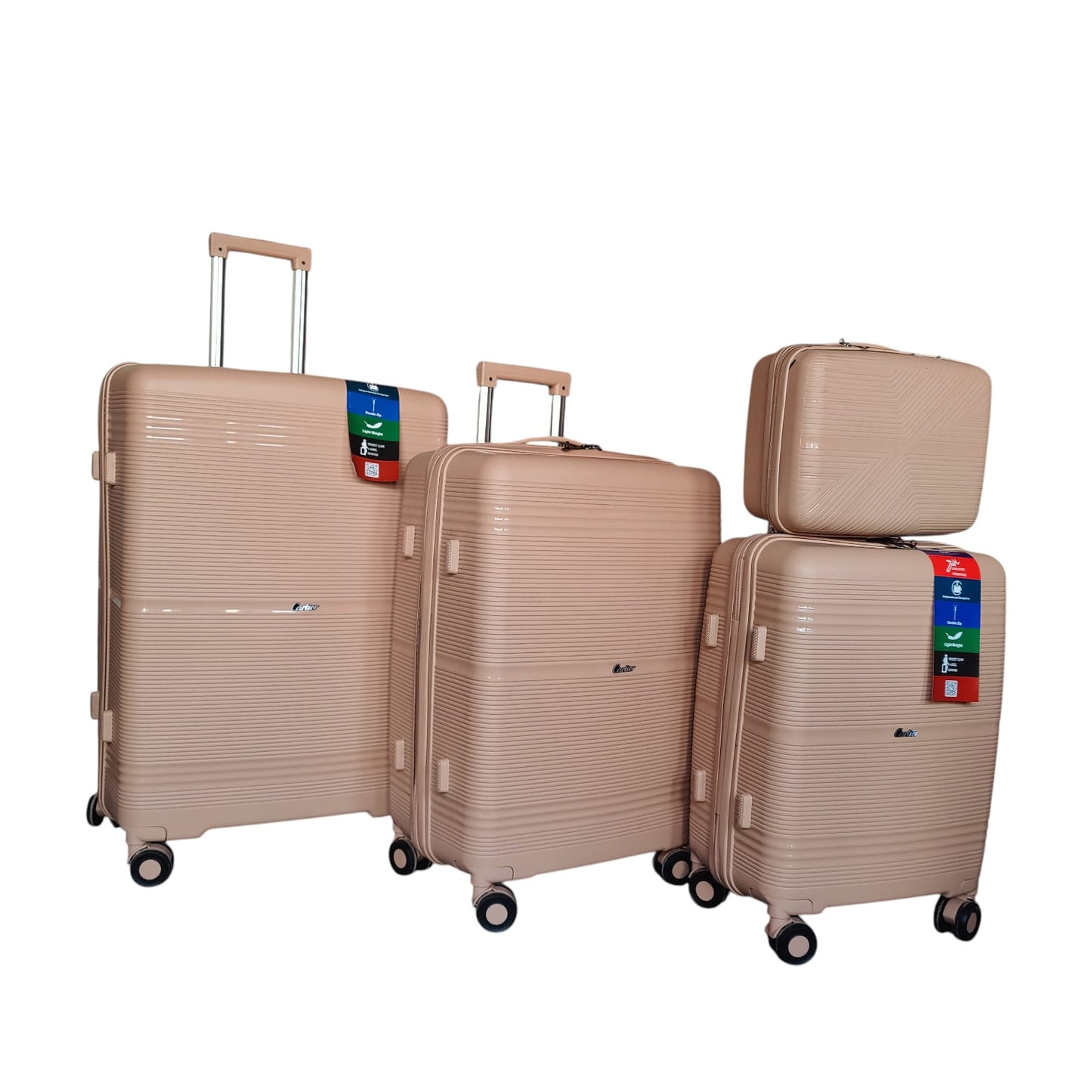 Cartier PP Unbreakable Luggage – 4 Piece Set
