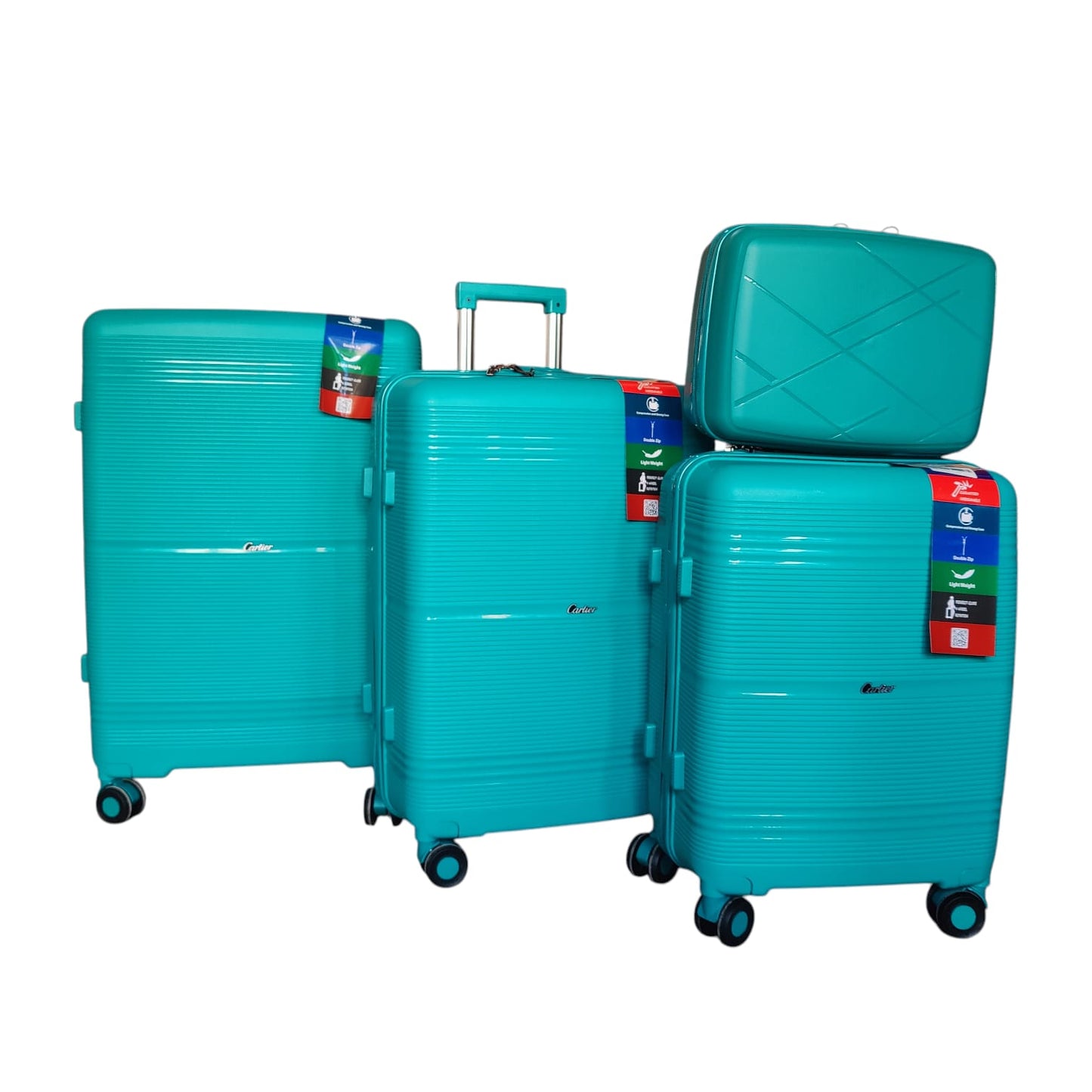 Cartier PP Unbreakable Luggage – 4 Piece Set