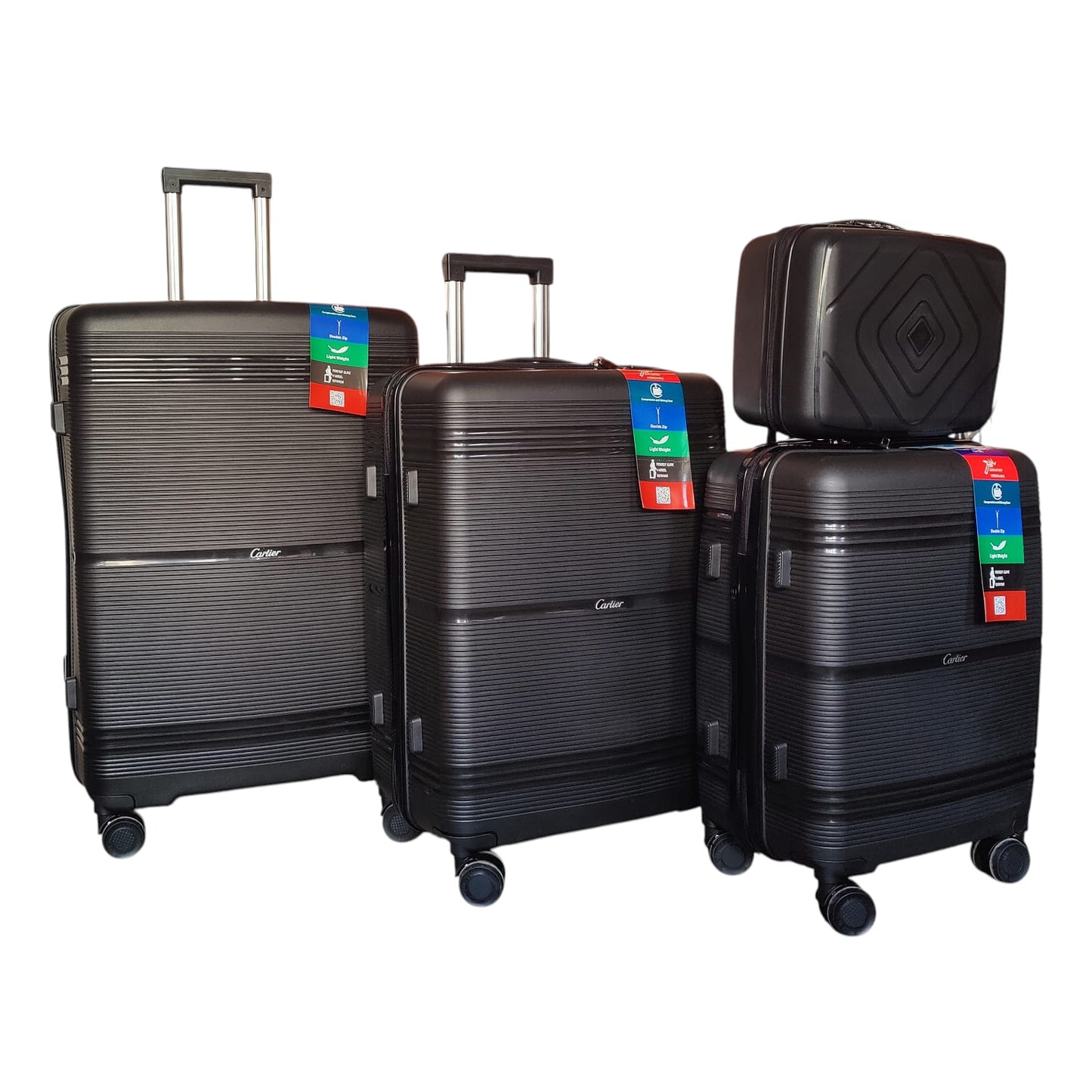 Cartier PP Unbreakable Luggage – 4 Piece Set