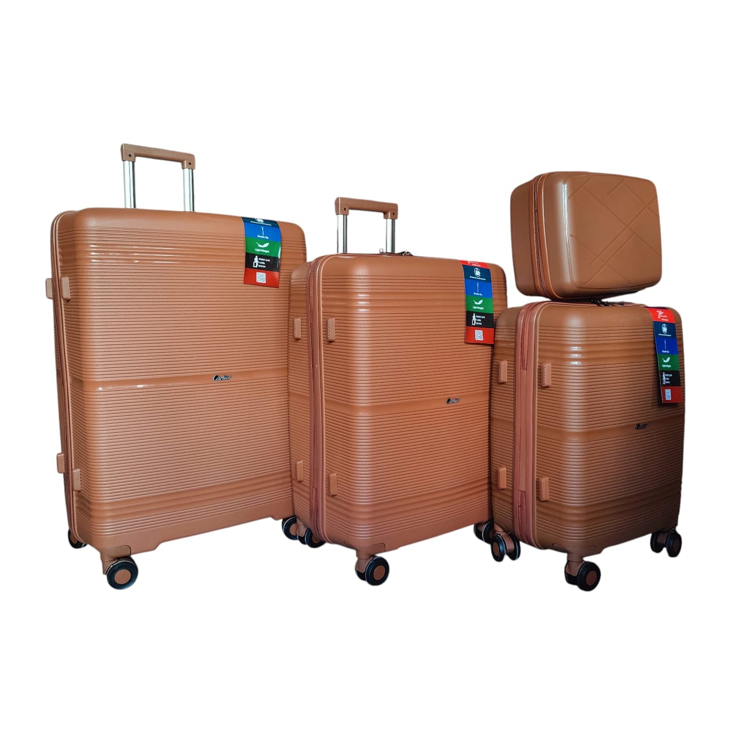 Cartier PP Unbreakable Luggage – 4 Piece Set