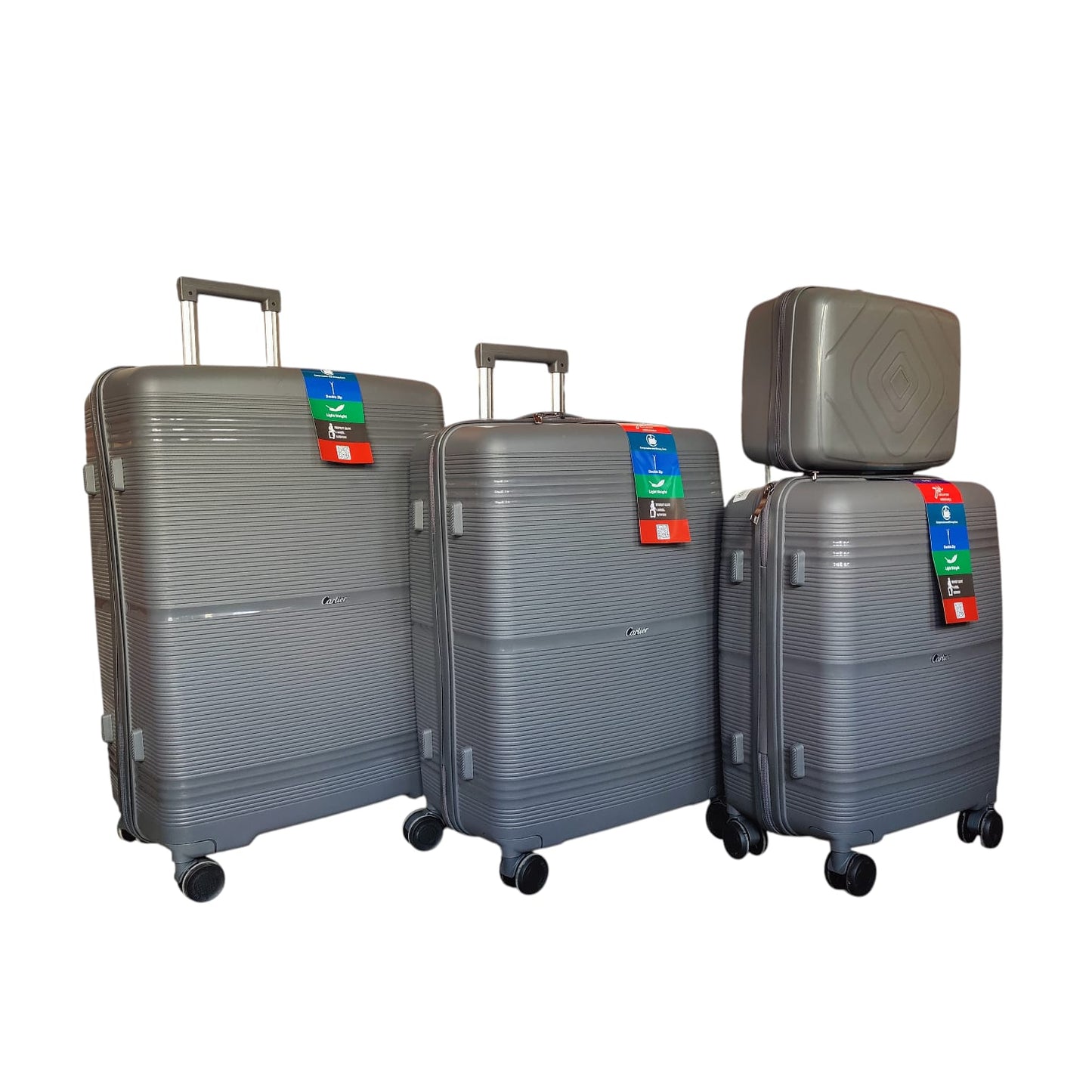 Cartier PP Unbreakable Luggage – 4 Piece Set