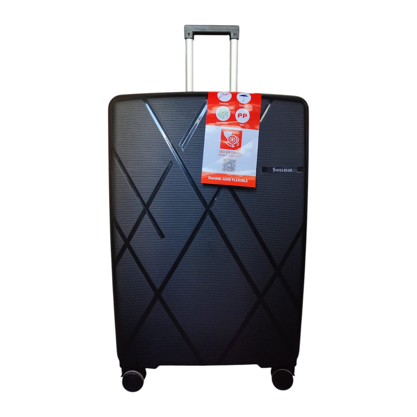 Swiss Plus PP Unbreakable Luggage – 4 Piece Premium Travel Set