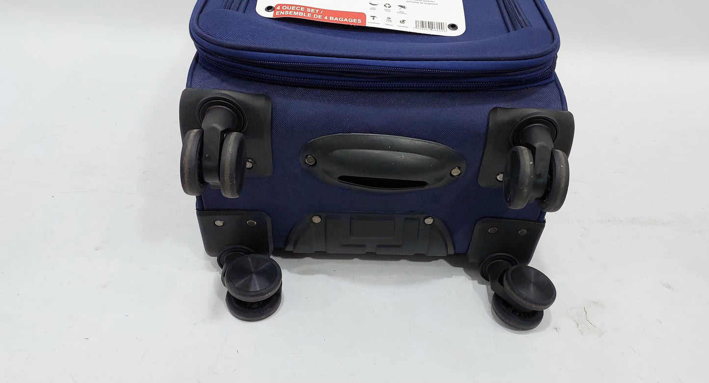 Set Of 4 Imported 4Wheels Fabric Material Luggage in jumbo Size