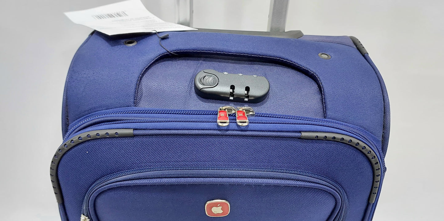 Set Of 4 Imported 4Wheels Fabric Material Luggage in jumbo Size