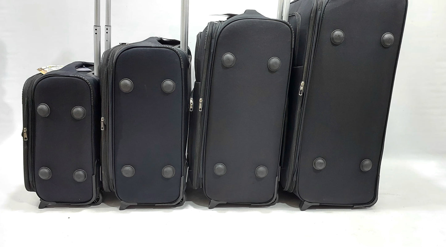 Set Of 4 Imported Fabric Material Luggage in jumbo Size
